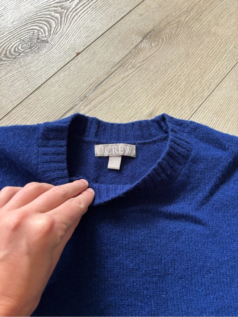 J CREW Oversized Sweater-Tee in Vintage Wool Size S